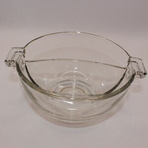 Vintage Pristine (Stem 1936) by Cambridge Divided Mayonnaise Bowl Art Deco 1950s